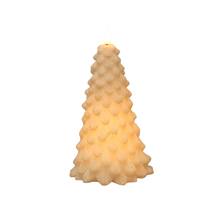 LXS39410T - Small White LED Christmas Tree Candle