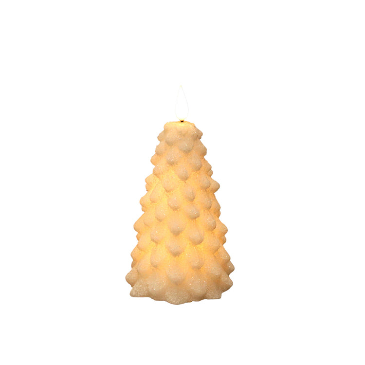 LXS39412T - Large White LED Christmas Tree Candle