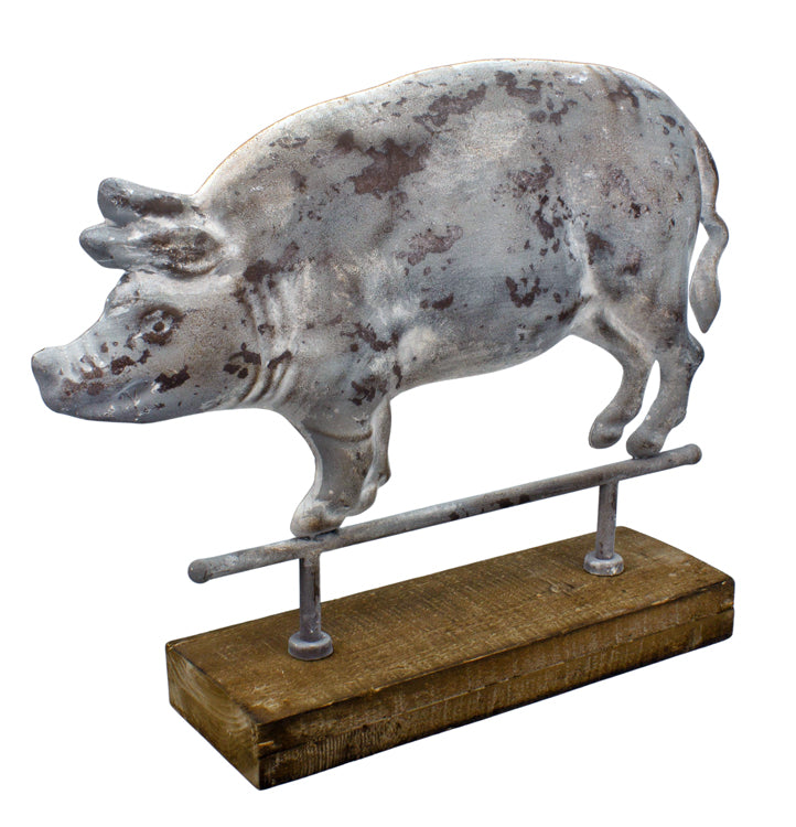 MAF24070 - Metal Pig on Stand