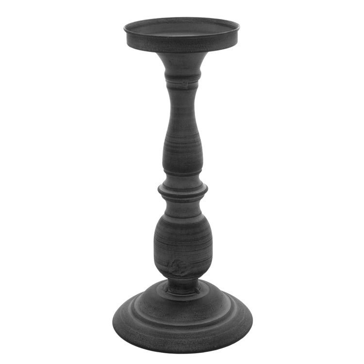 MAF24916 - Tall Dark Gray Candle Holder