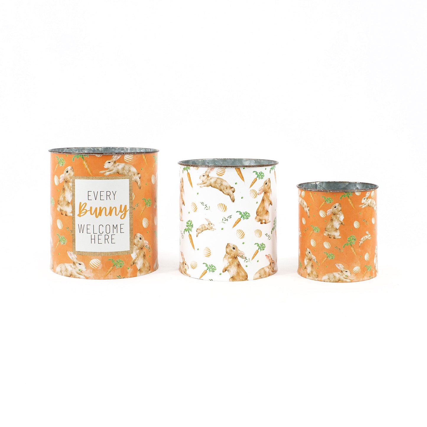 MAF41045-3S - Set of 3 Carrot Top Buckets