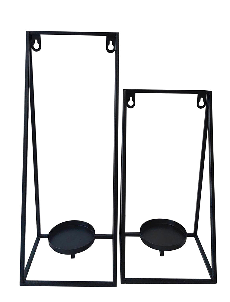 MAF41933-2S - Set of Open Iron Candle Sonces