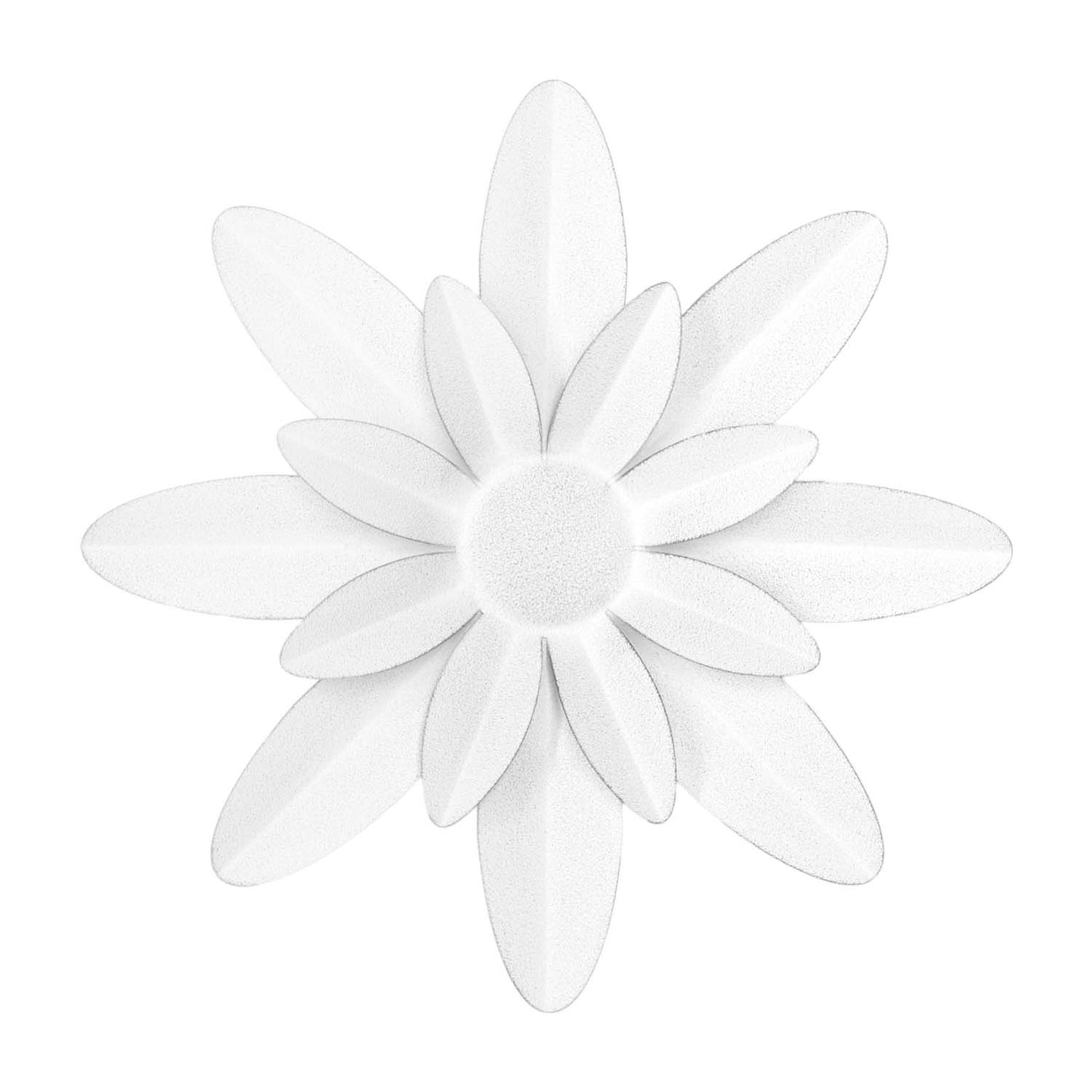 MAF57141 - White Metal Flower Hanger