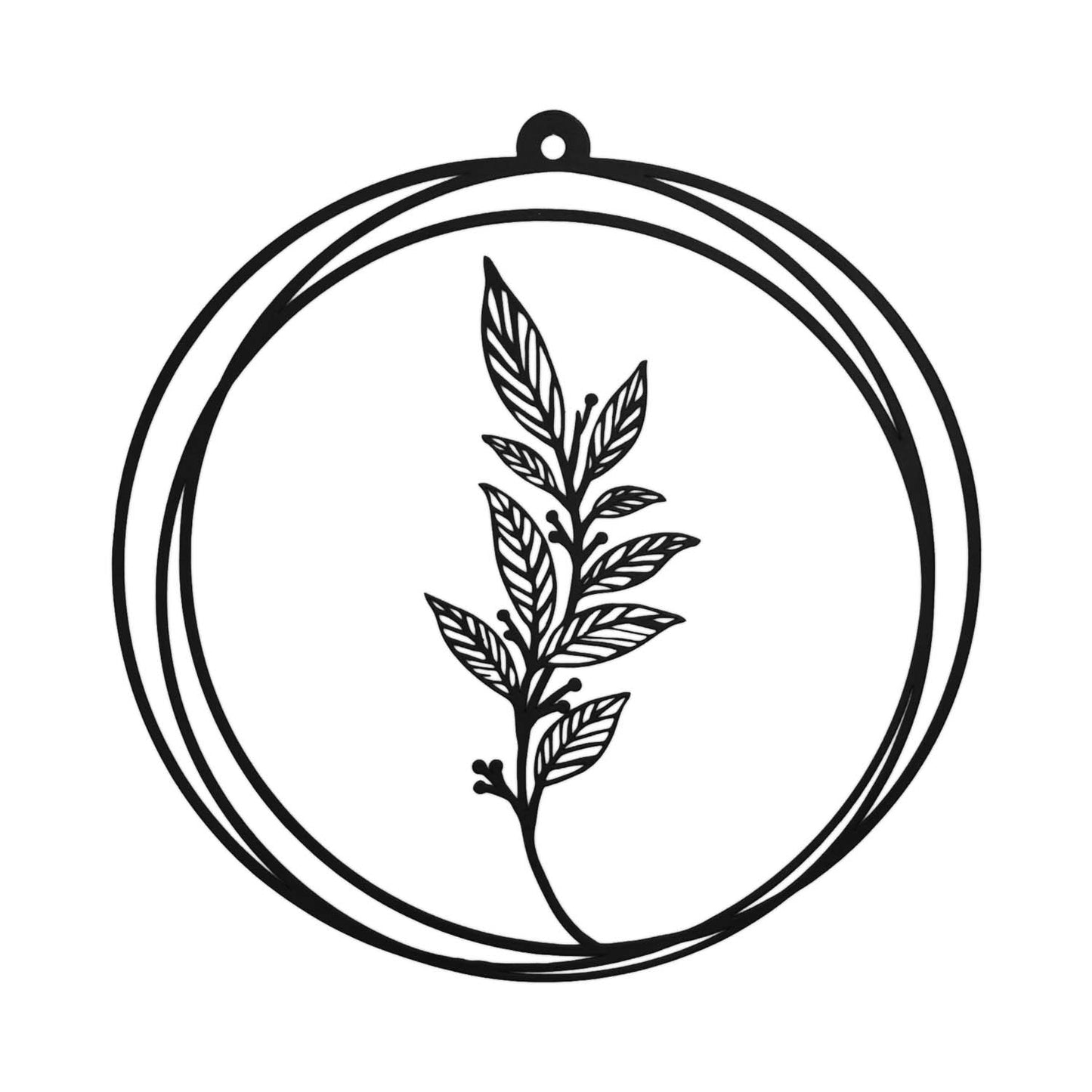 MAF57695 - Round Metal Leaf Stem Hanger