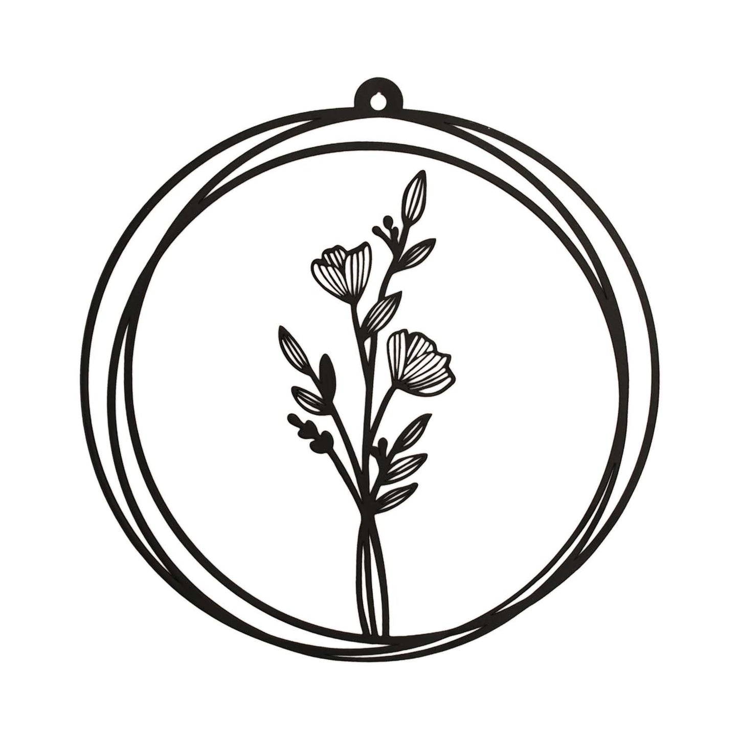MAF57696 - Round Metal Wildflower Hanger