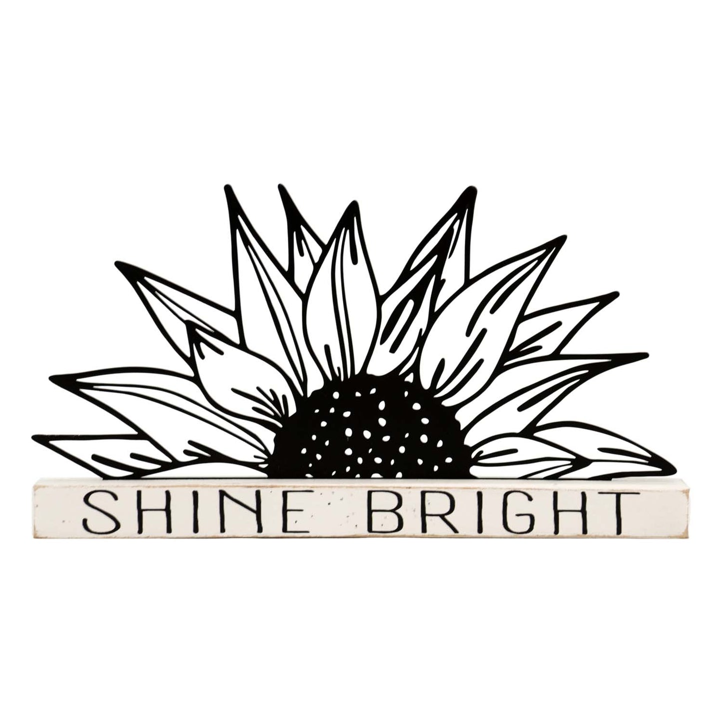 MAF57699 - Metal Shine Bright Sunflower on Stand