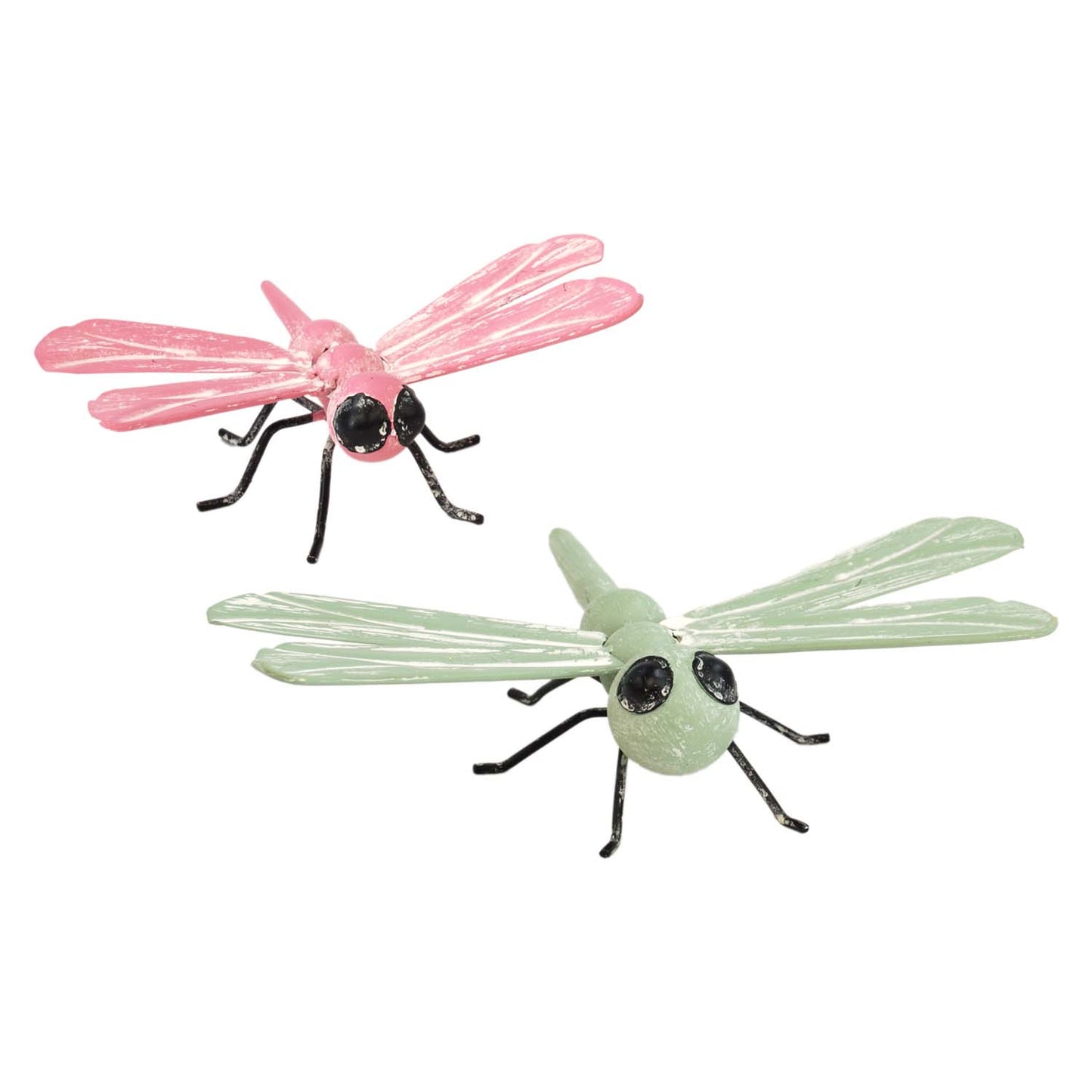 MAF57772-2S - Set of 2 Metal Dragonflies