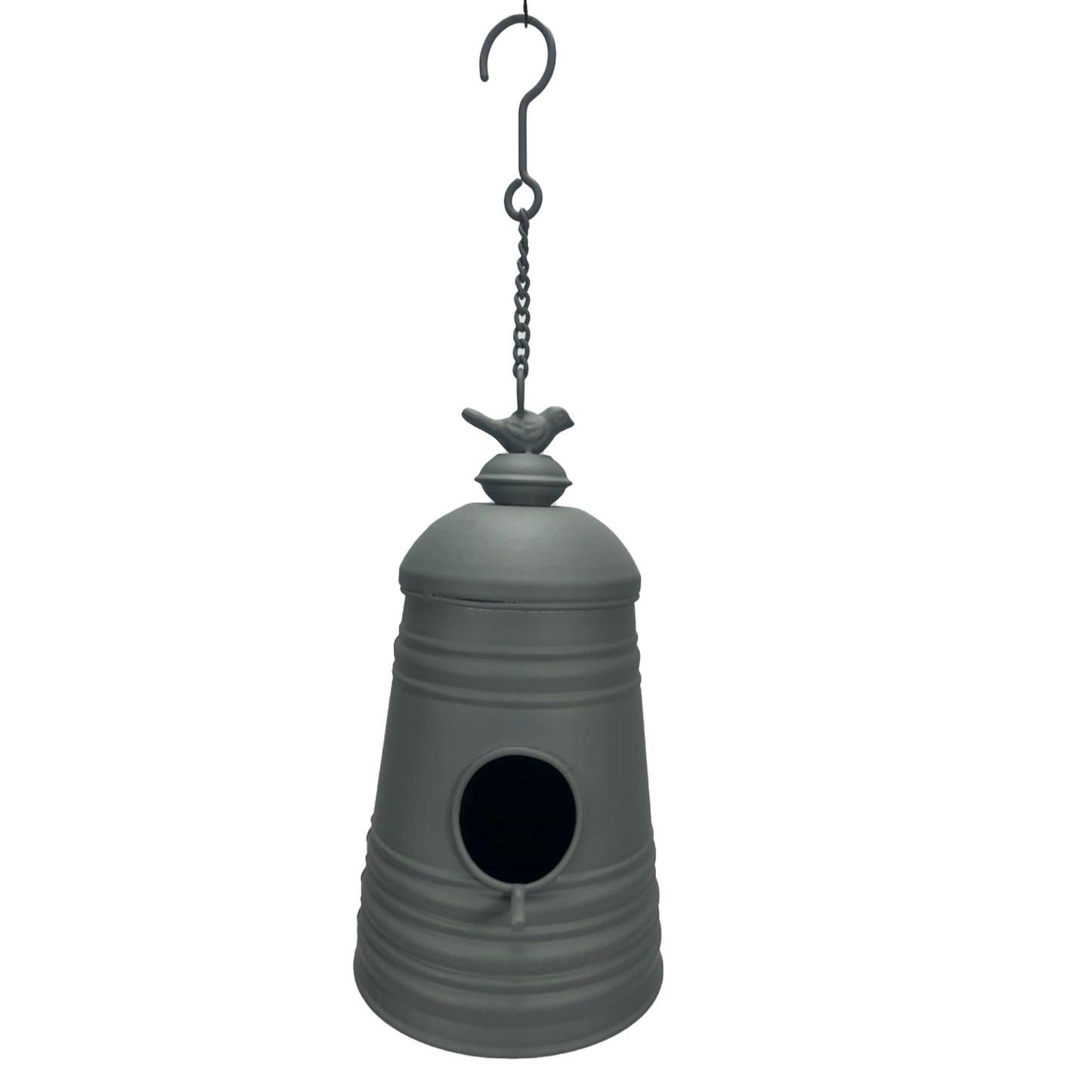 MAF57780 - Sage Green Metal Birdhouse