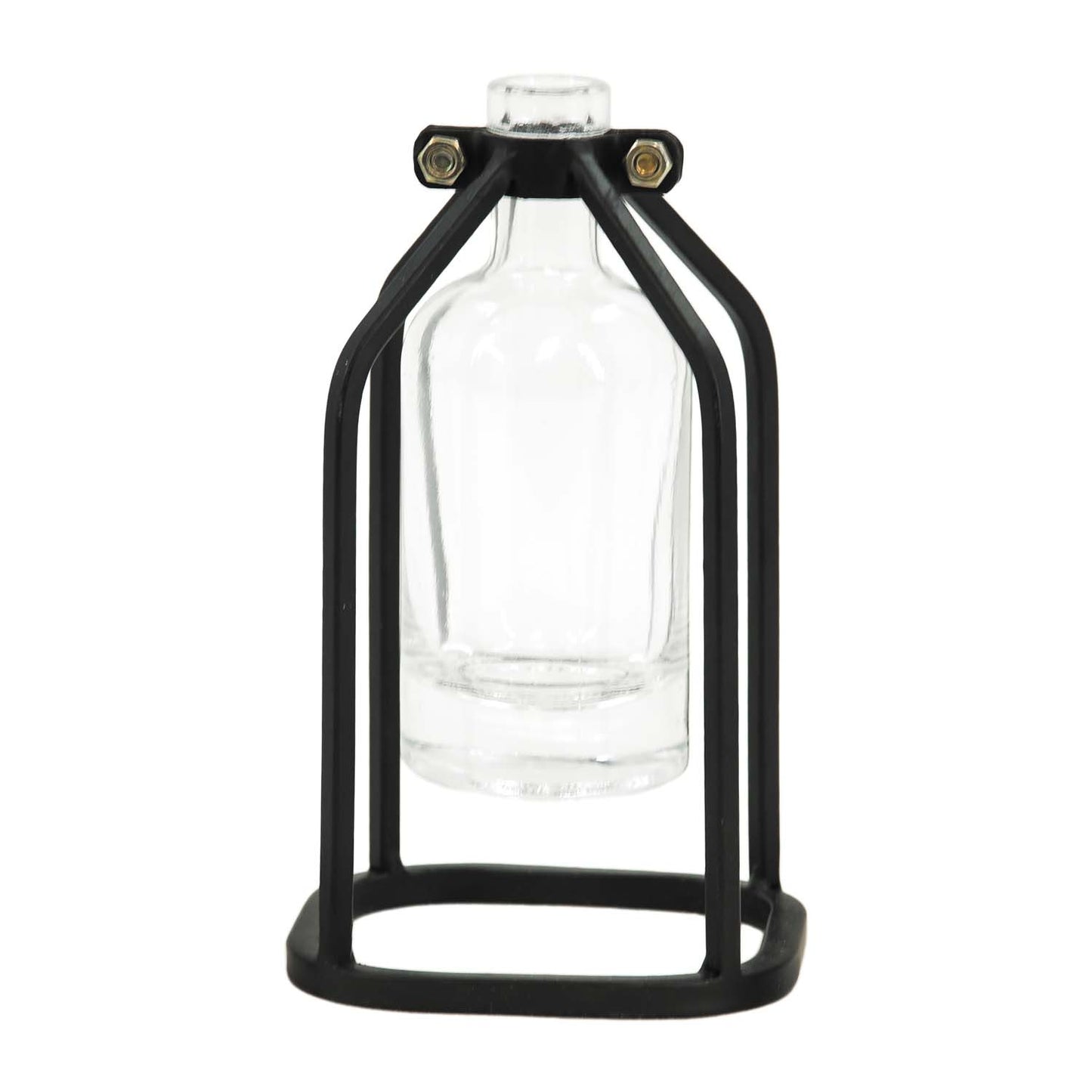 MAF57782 - Black Open Frame Jar Vase