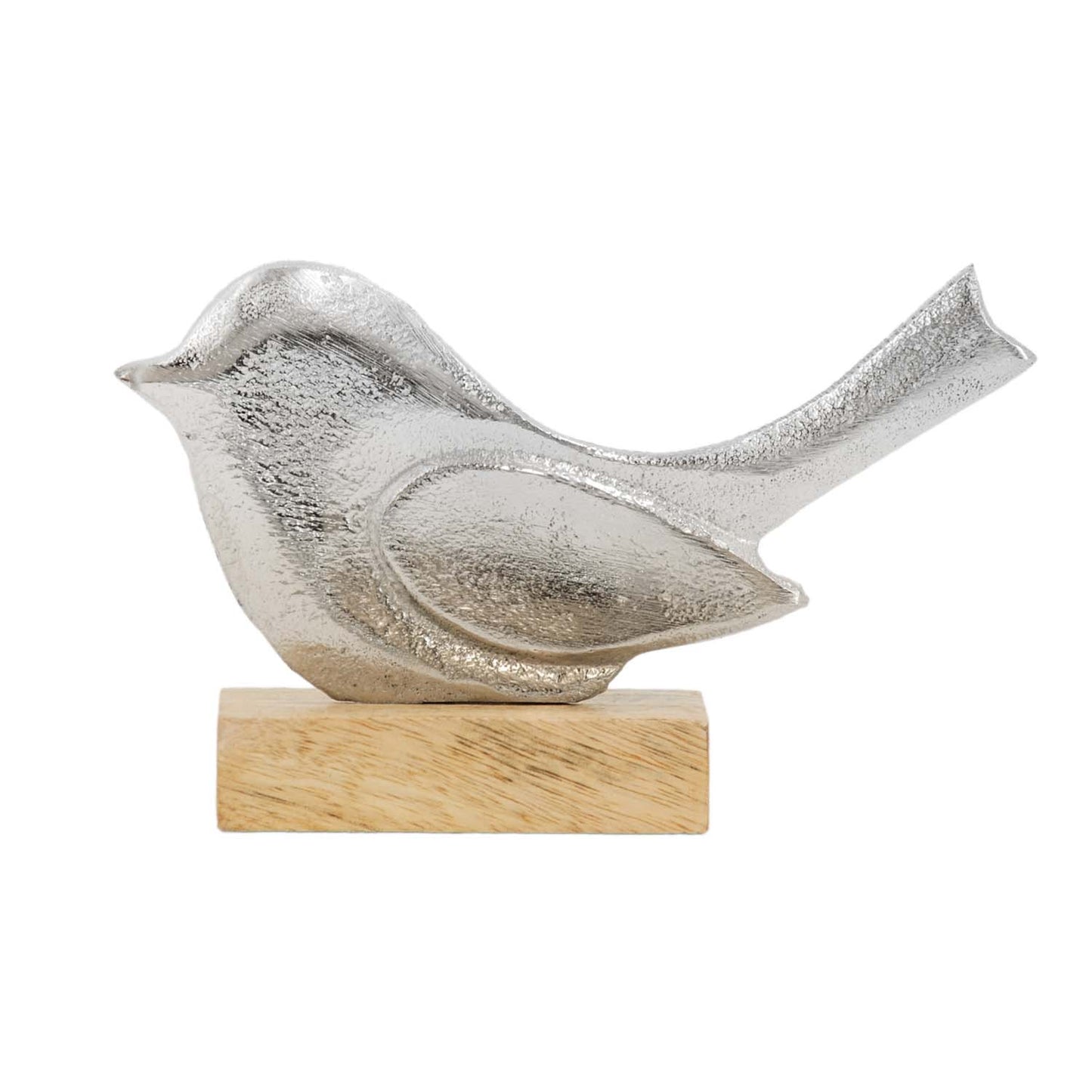 MAI57579 - Silver Bird on Stand