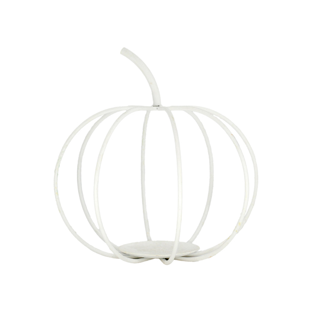 MFF42702 - White Metal Pumpkin