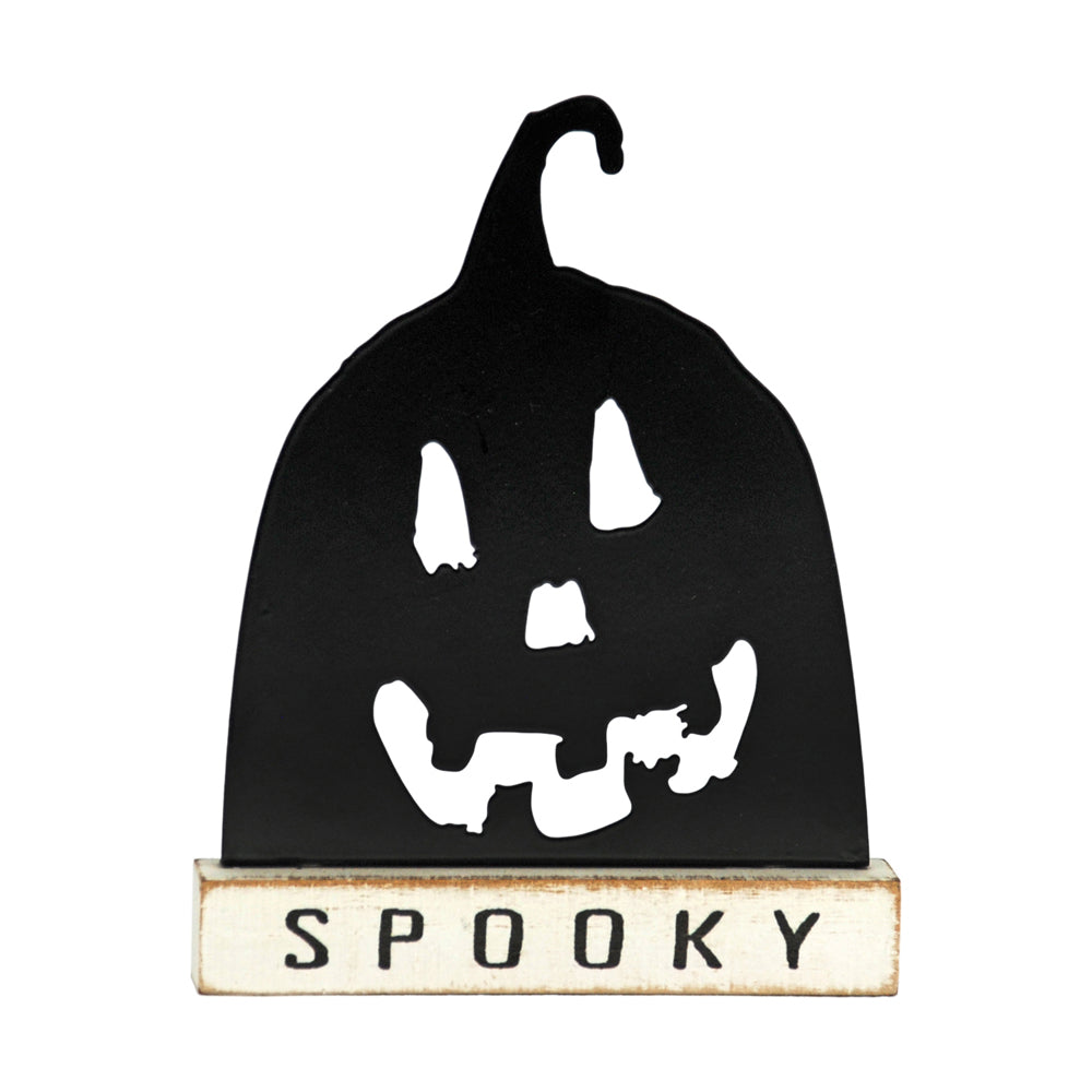 MFF42863 - Black Spooky Jack O Lantern Stand