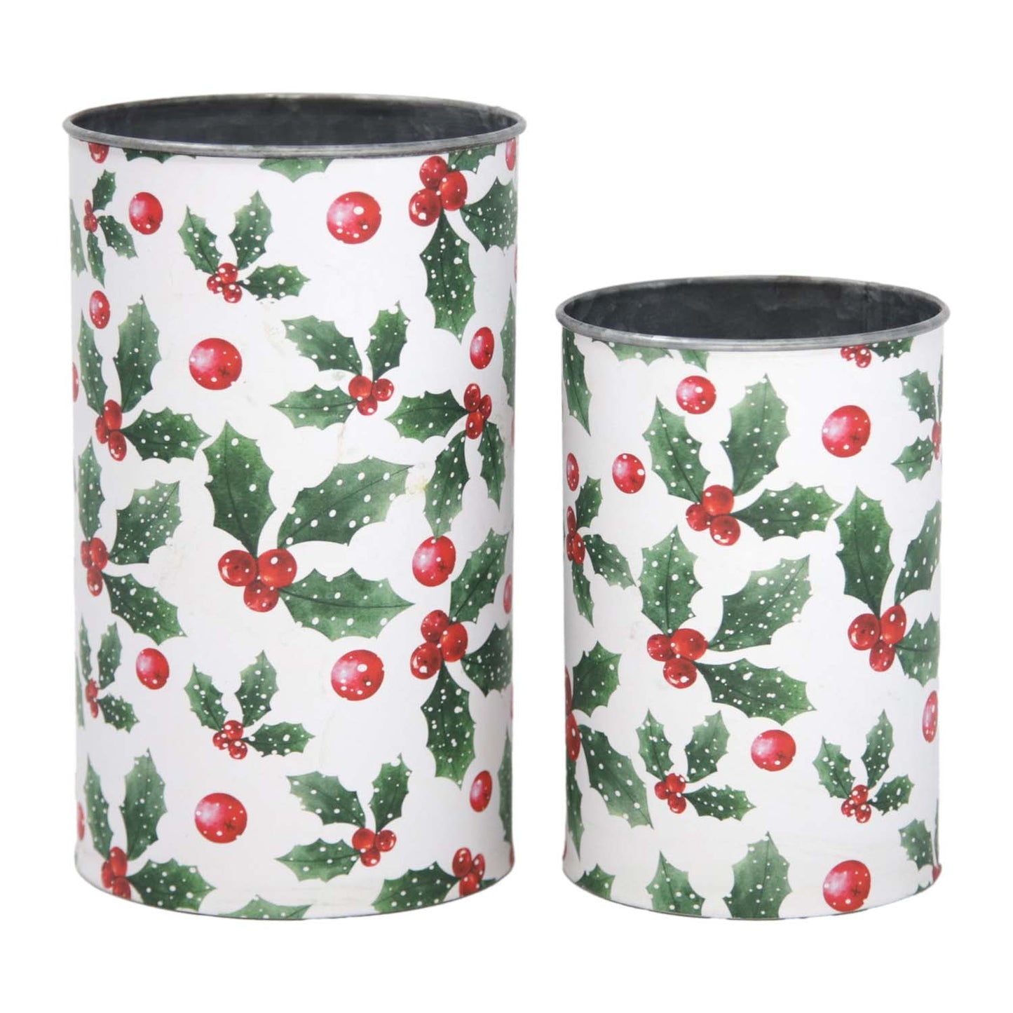 MFF58649-2S - Set of 2 Holly Buckets