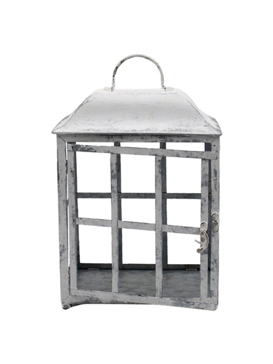 MXF26113 - Small Whitewashed House Lantern
