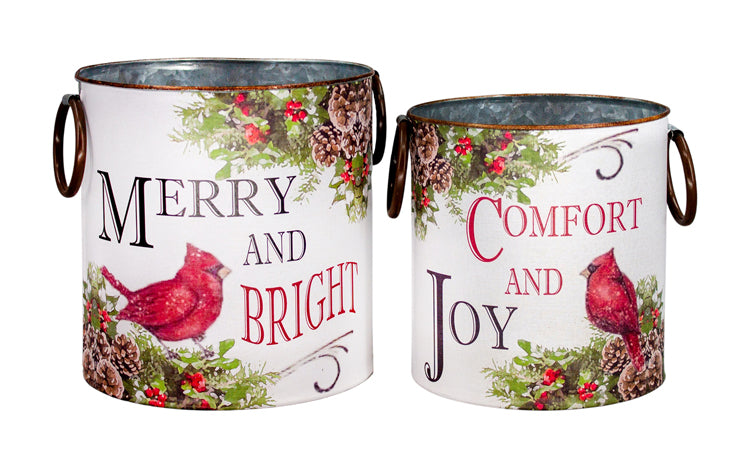 MXF26260-2S - Set of 2 Cardinal Buckets