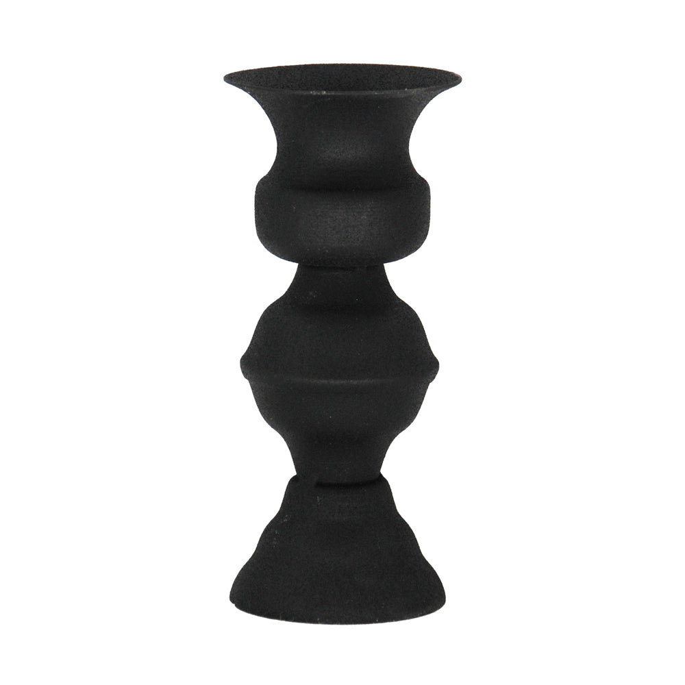 MXF43021 - Tall Black Metal Taper Holder