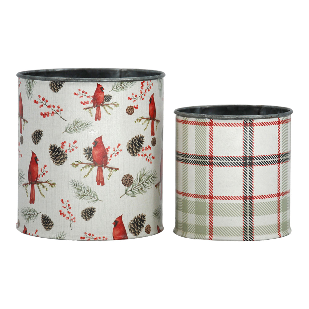 MXF43620-2S - Set of 2 Cardinal Mini Round Buckets