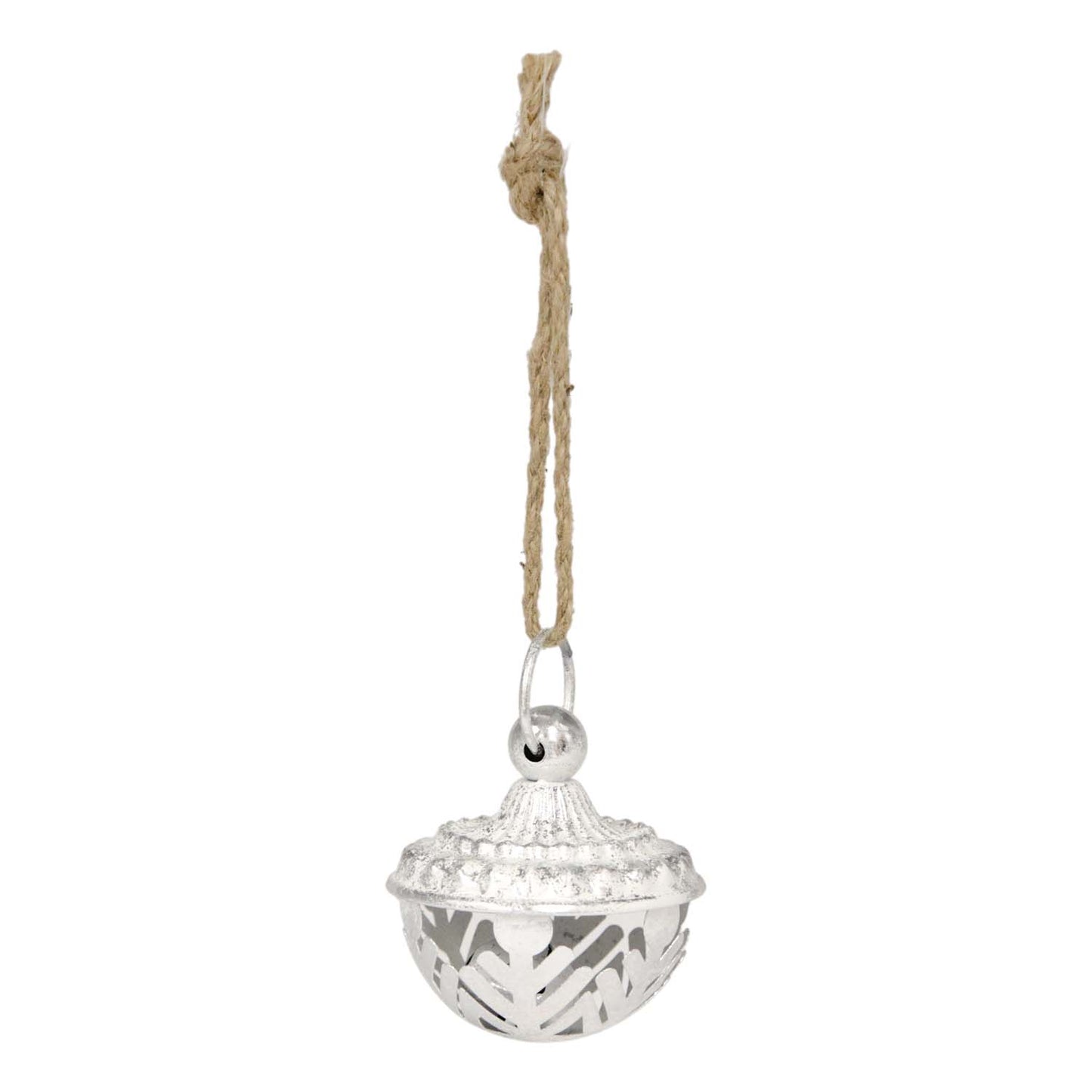 MXF59516 - Silver Snowflake Round Bell