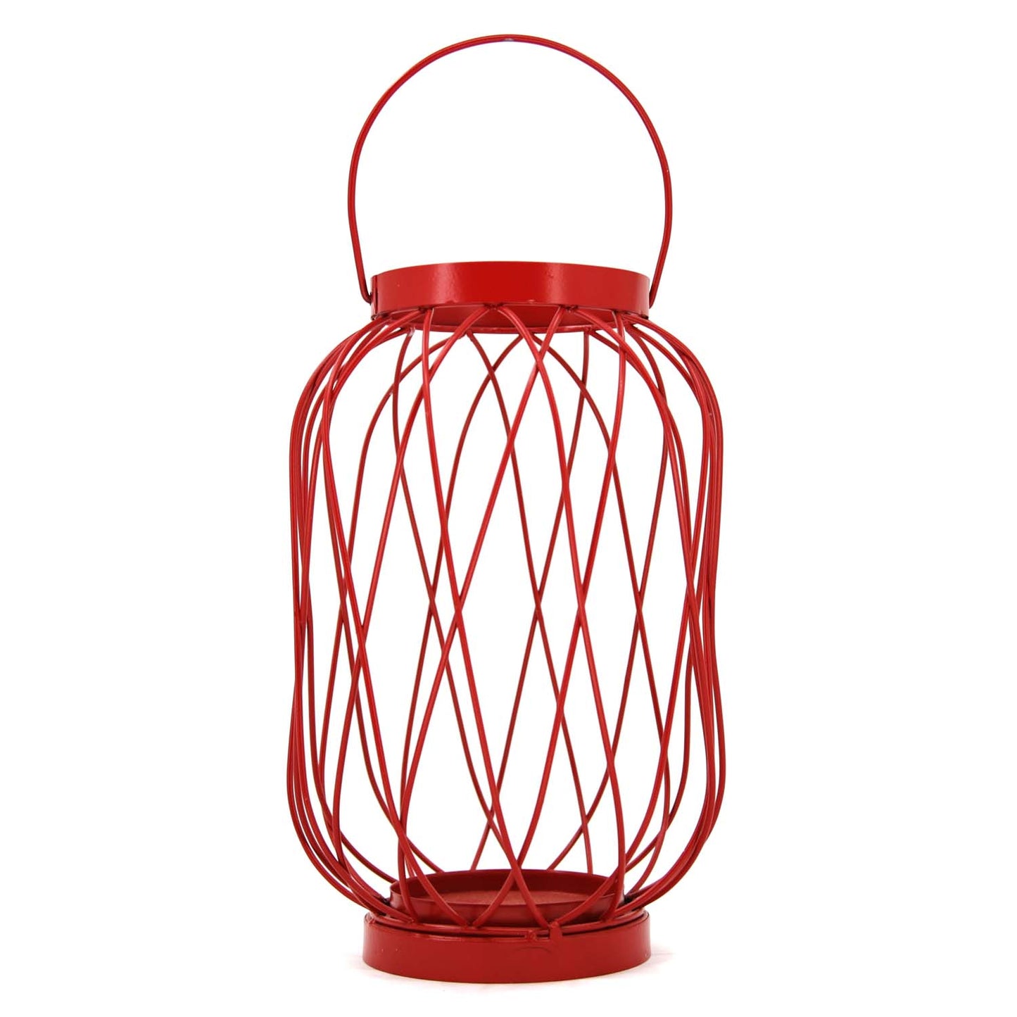 MXF59724-RD - Red Cage Lantern