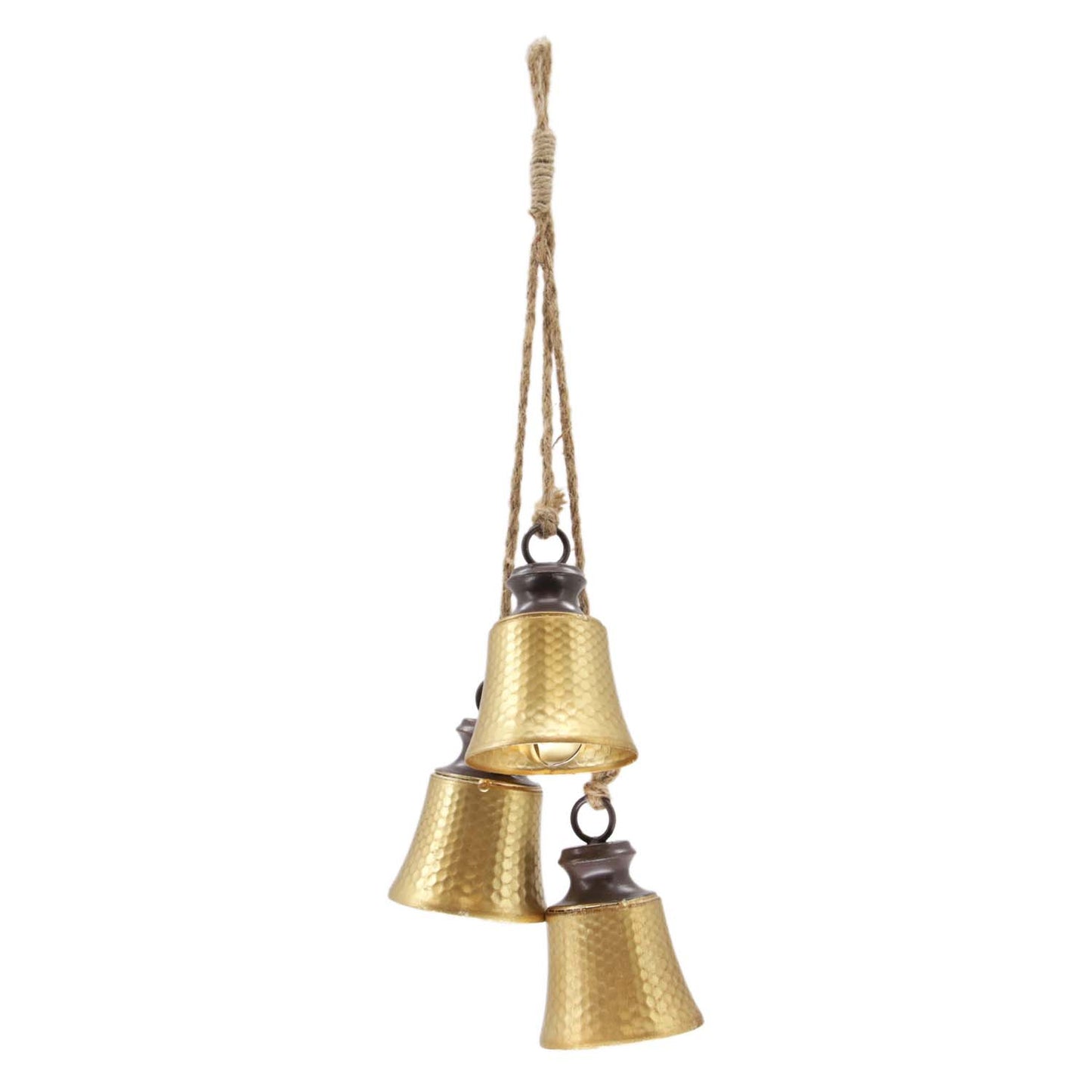 MXF59735-3S - Set of 3 Gold Bells Hanger