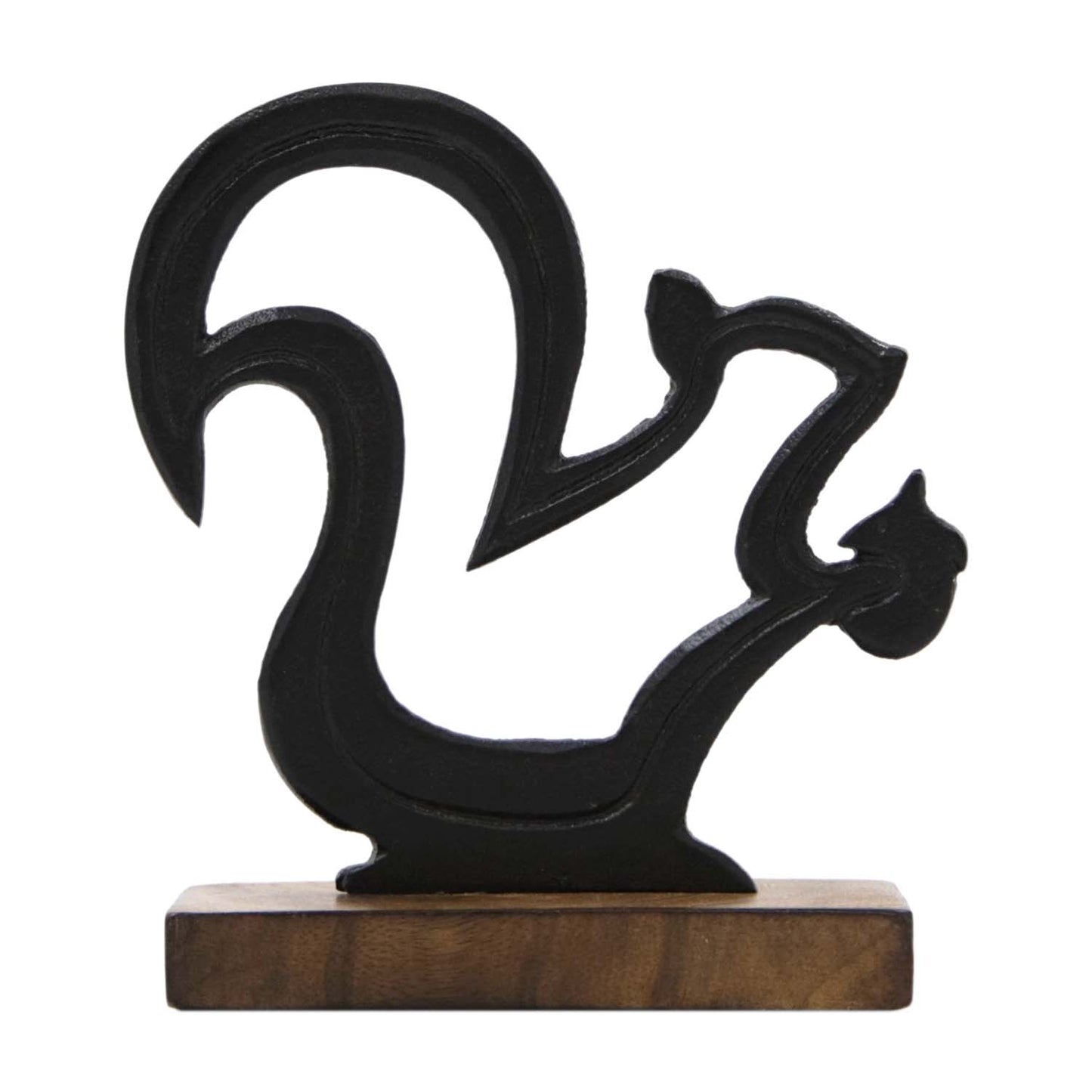 MXI59518 - Black Metal Squirrel Frame on Stand