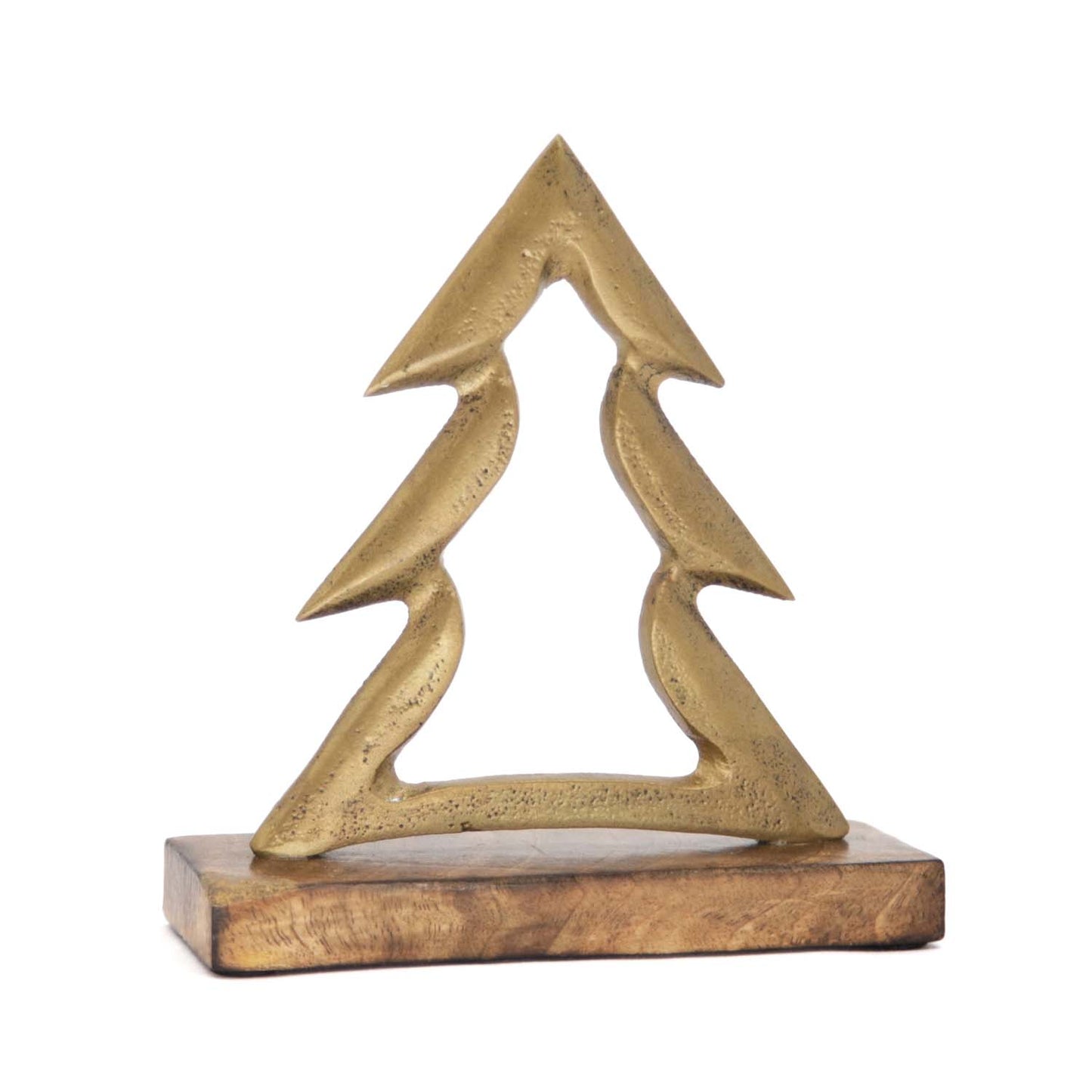 MXI59522-SM - Small Antique Brass Tree on Stand