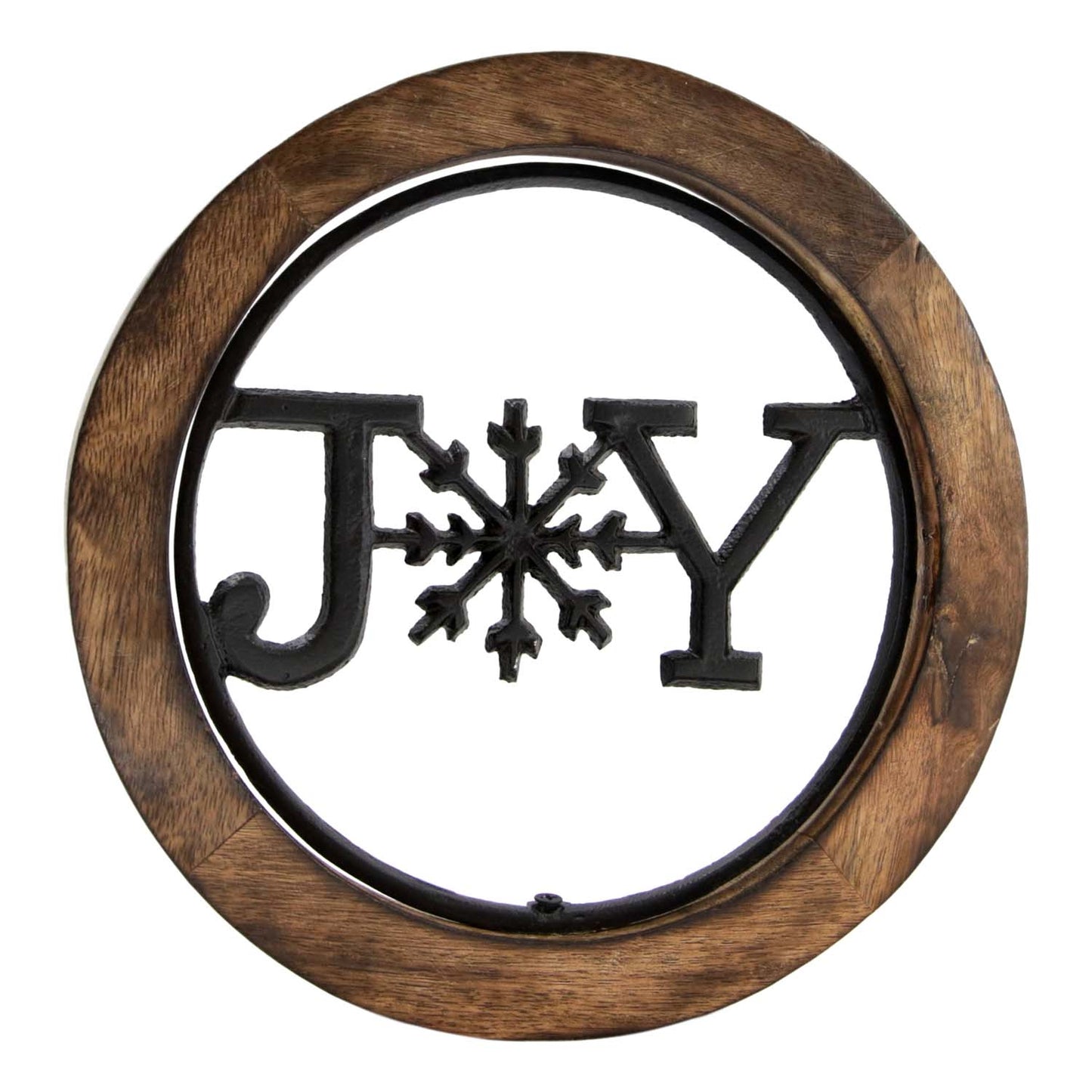 MXI59529 - Black Metal Joy Mango Ring Hanger