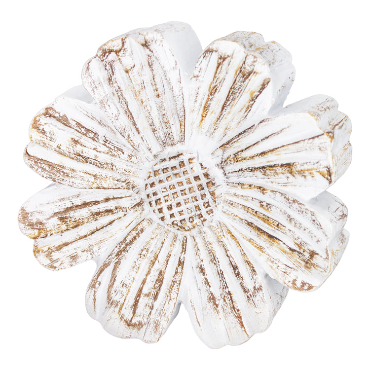 RAF34028 - Large Wood Style Resin Flower