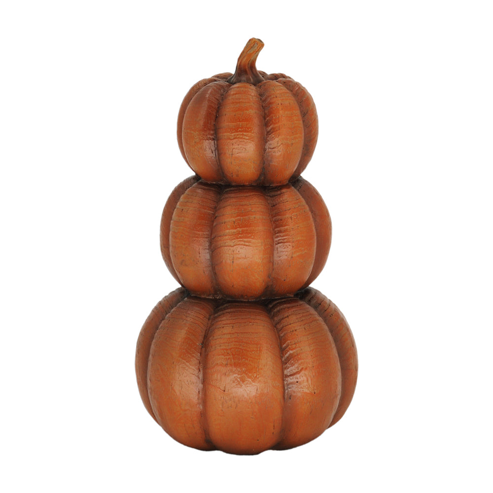 RFF42210 - Wood Look Resin Pumpkin Stack