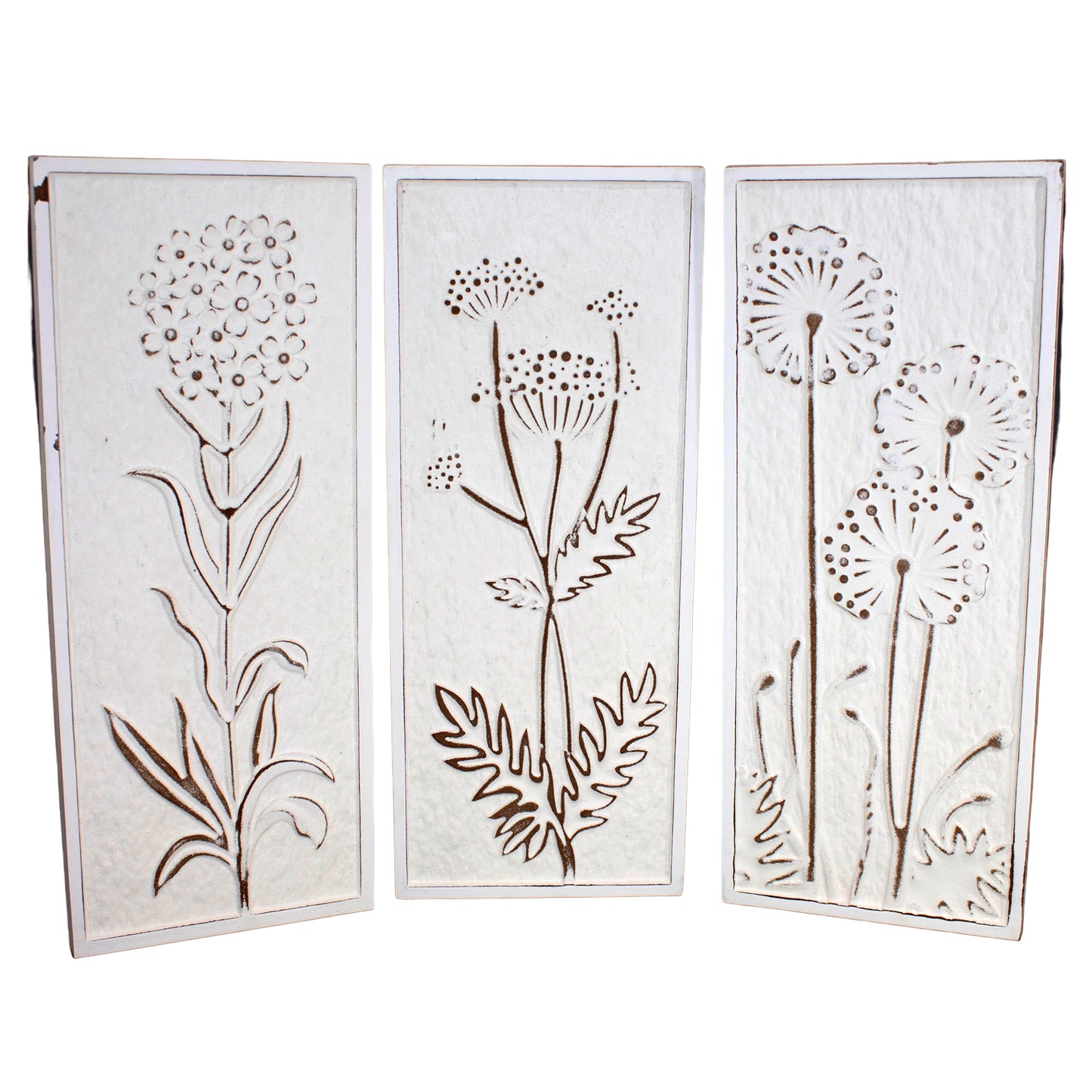 WAF41661-3A - 3 Assorted Flower Signs