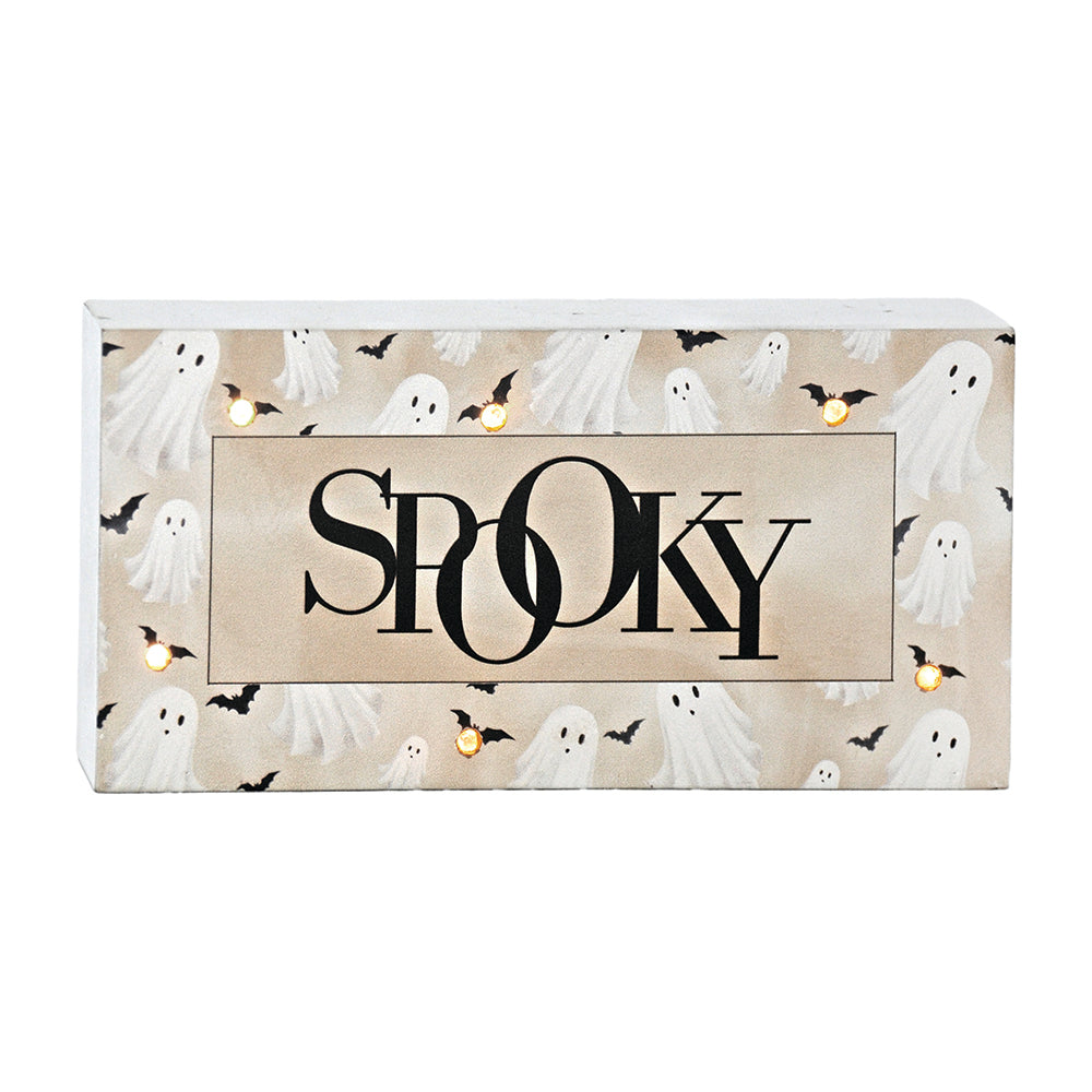 WFF42853 - Lighted Spooky Block