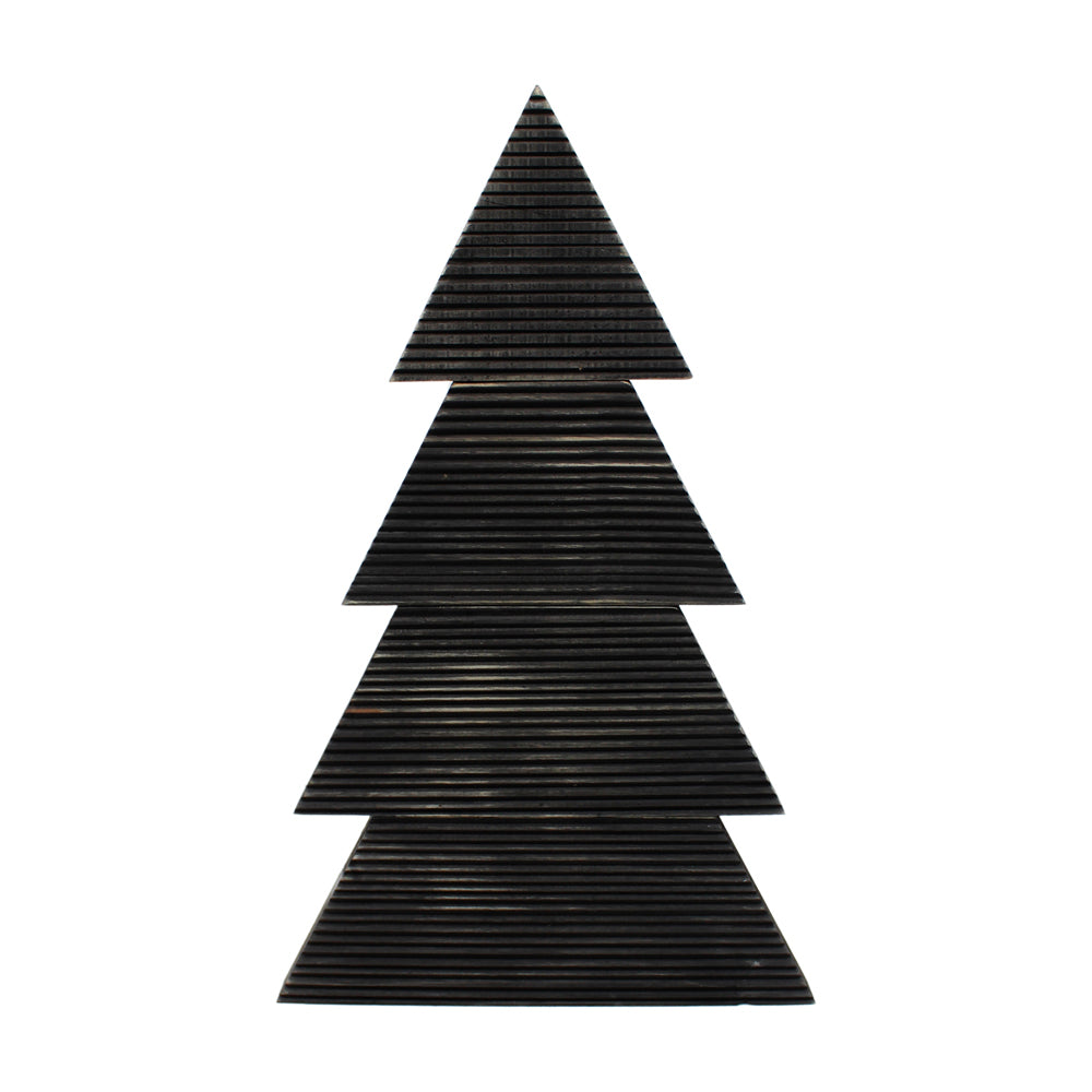WXF43095 - 18 inch Black Ridged Wood Tree