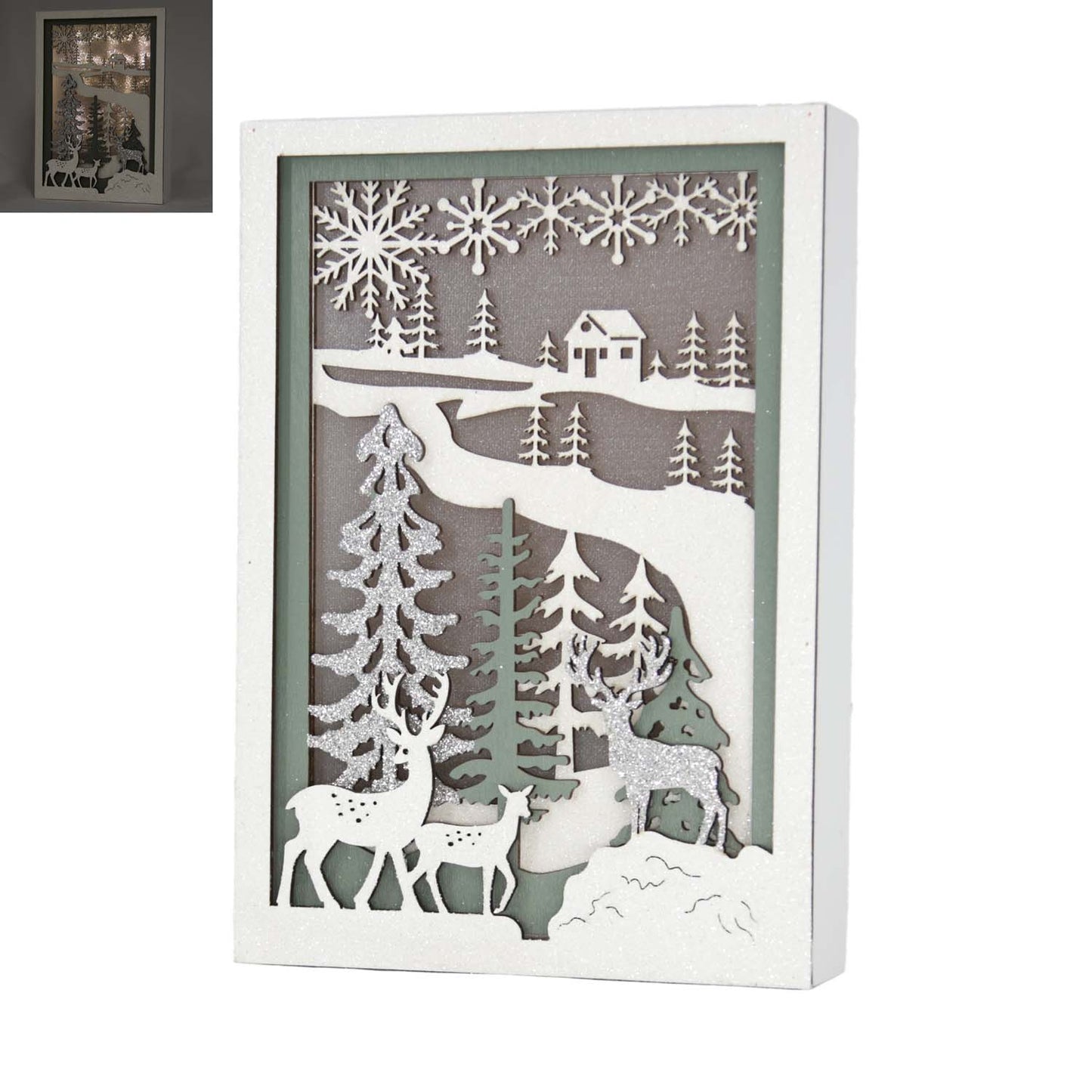 WXF59669 - Lighted Winter Frame