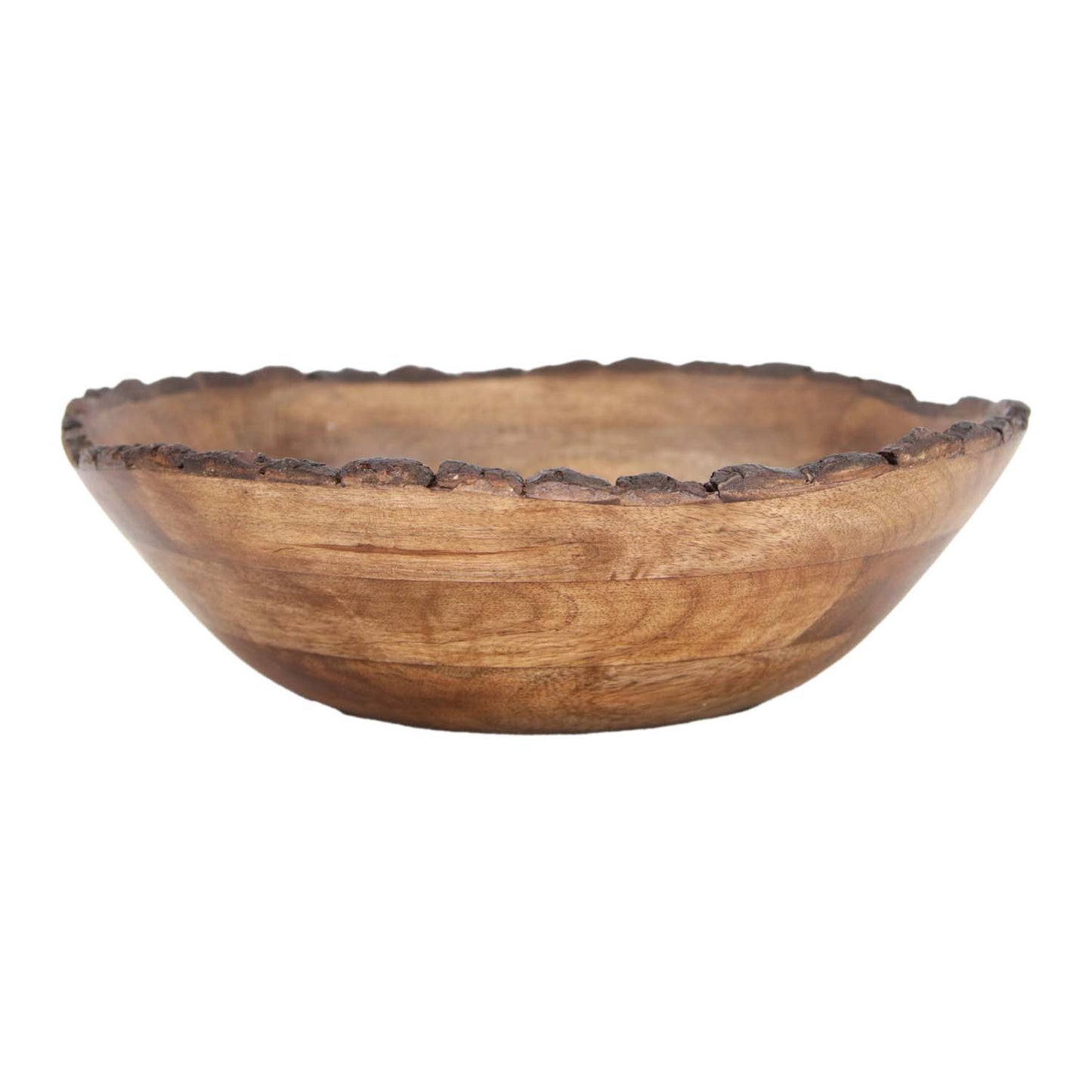 WXI59537 - Live Edge Mango Wood Fruit Bowl