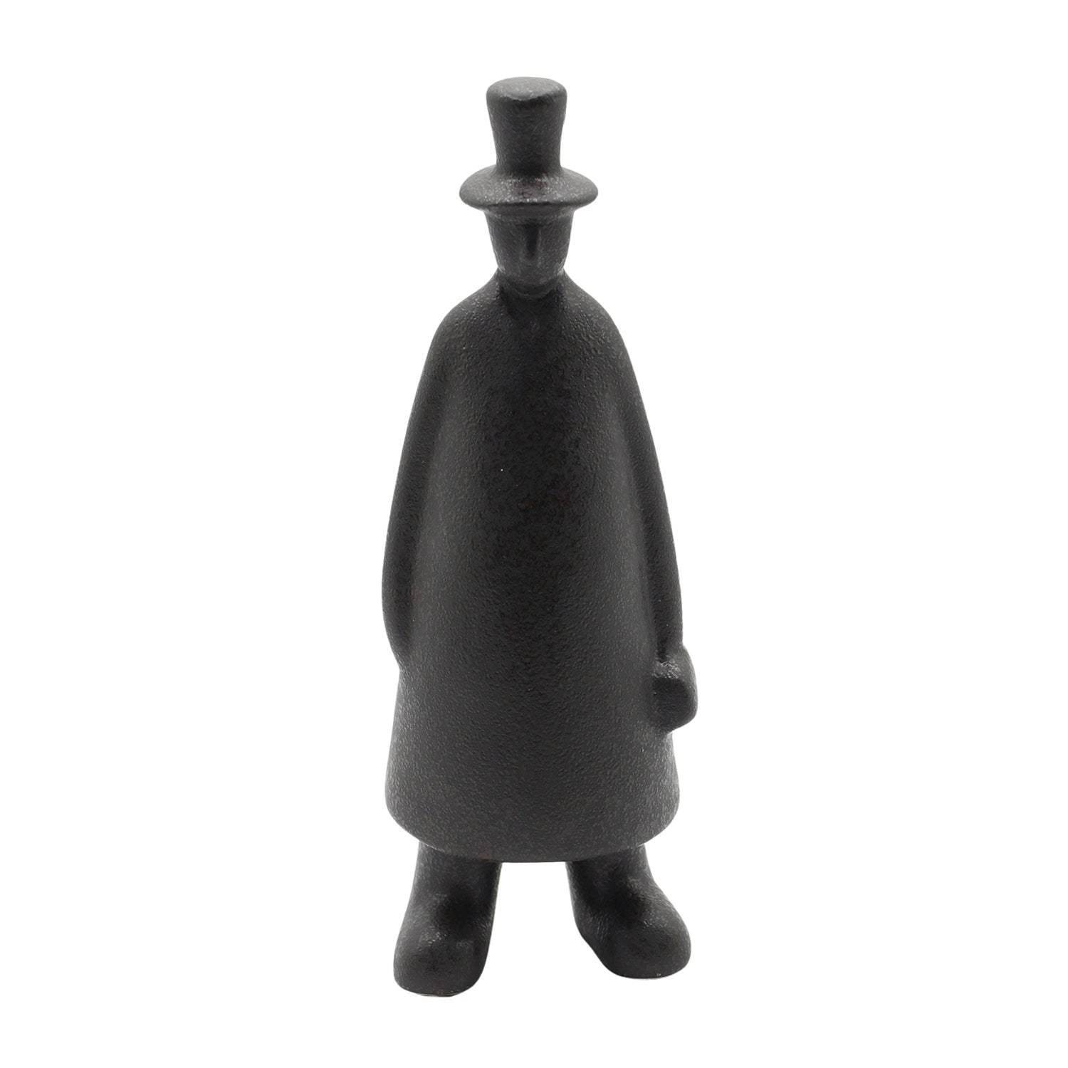 25PAF051 - "Werner" Black Resin Statue