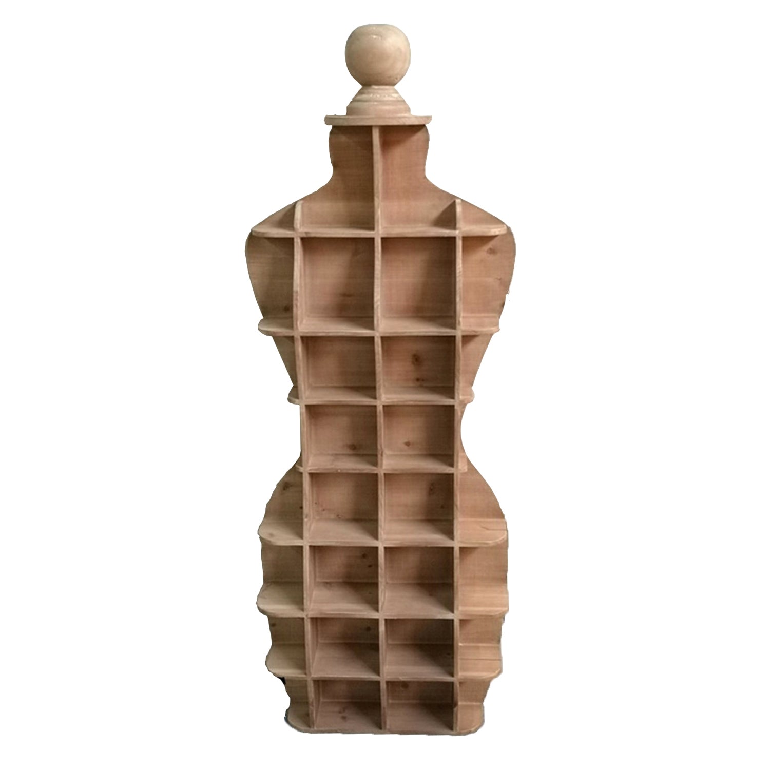 25WAF178 - Wood Mannequin Body Shelf