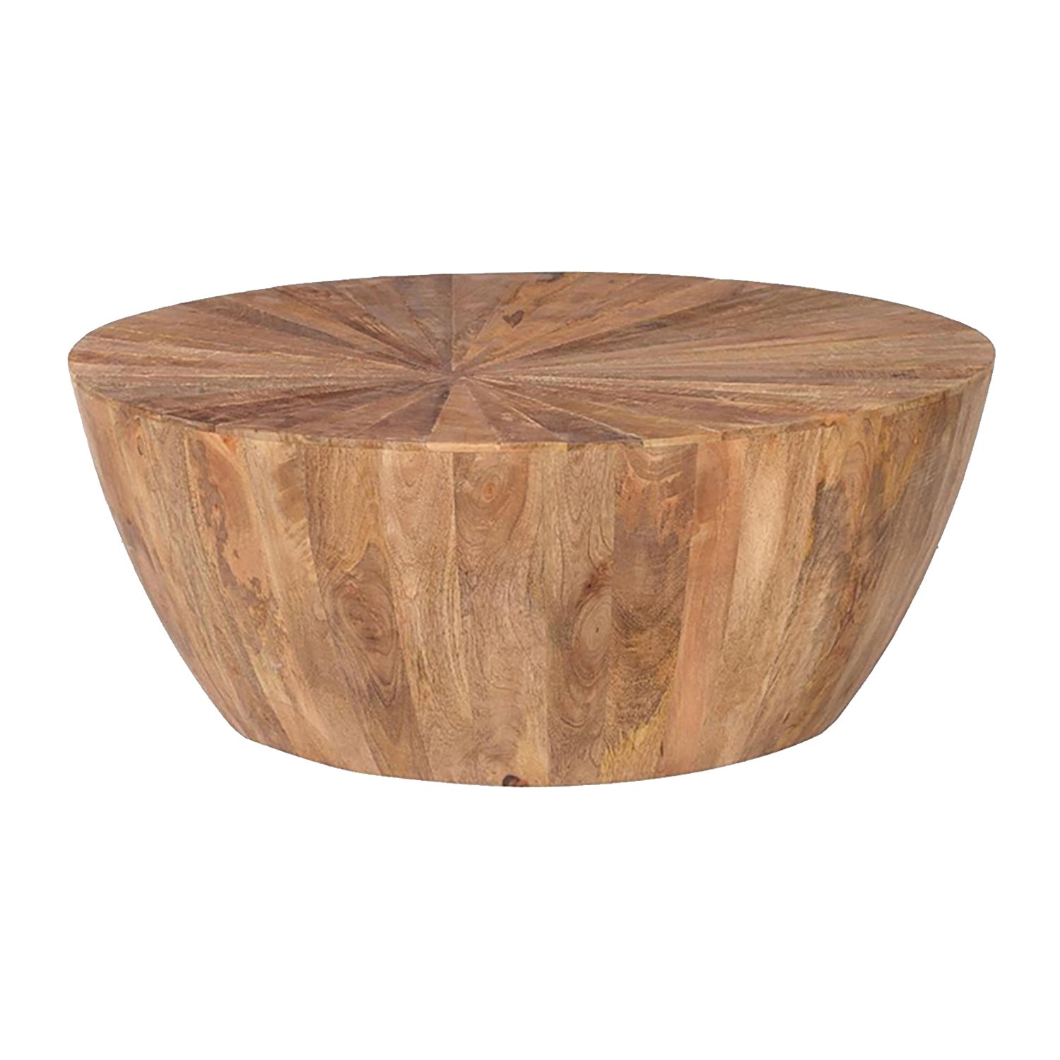 25WXI553 - Mango Wood Round Coffee Table