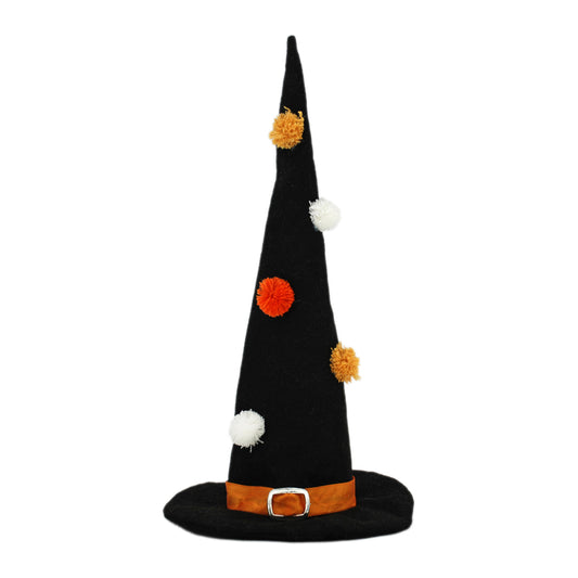 DFF42921 - Witch Hat with Pom Poms