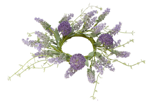 FAQ24610CL - Lavender Herb Candle Ring 