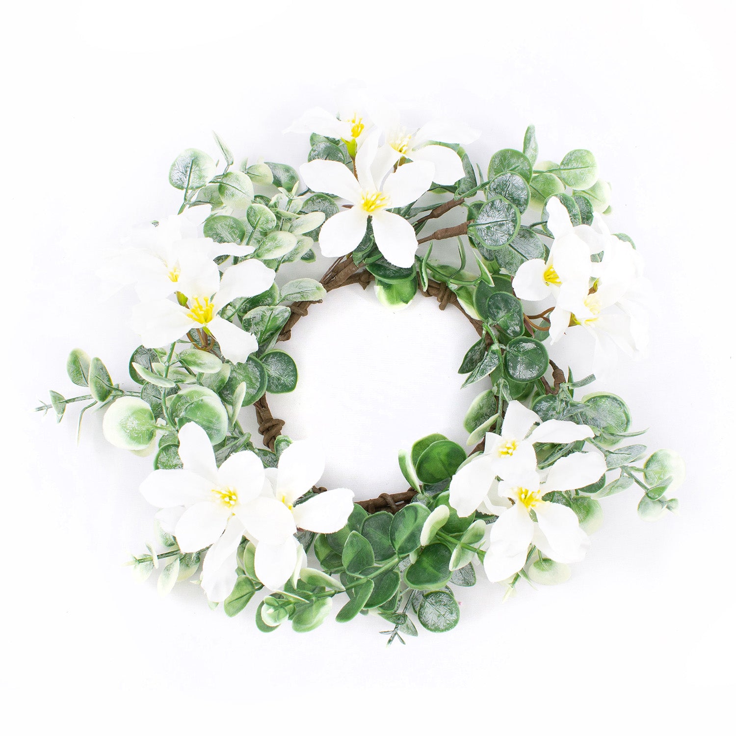 FAQ41758CL - Succulent and Lily Candle Ring 