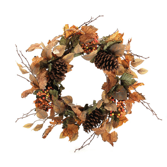 FFD42273W - Maple, Beech, and Oak Wreath
