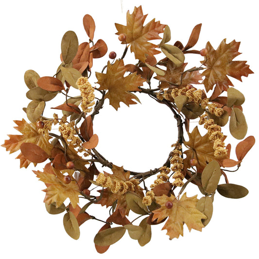 FFQ38751CL - Maple and Walking Fern Candle Ring 