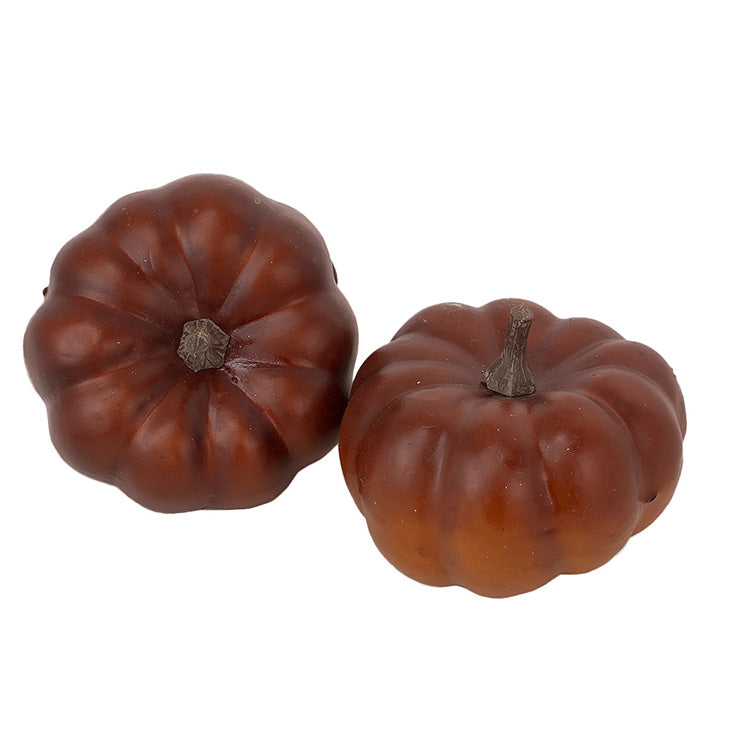 FFQ95768-2S - Set of 2 Orange Pumpkins 