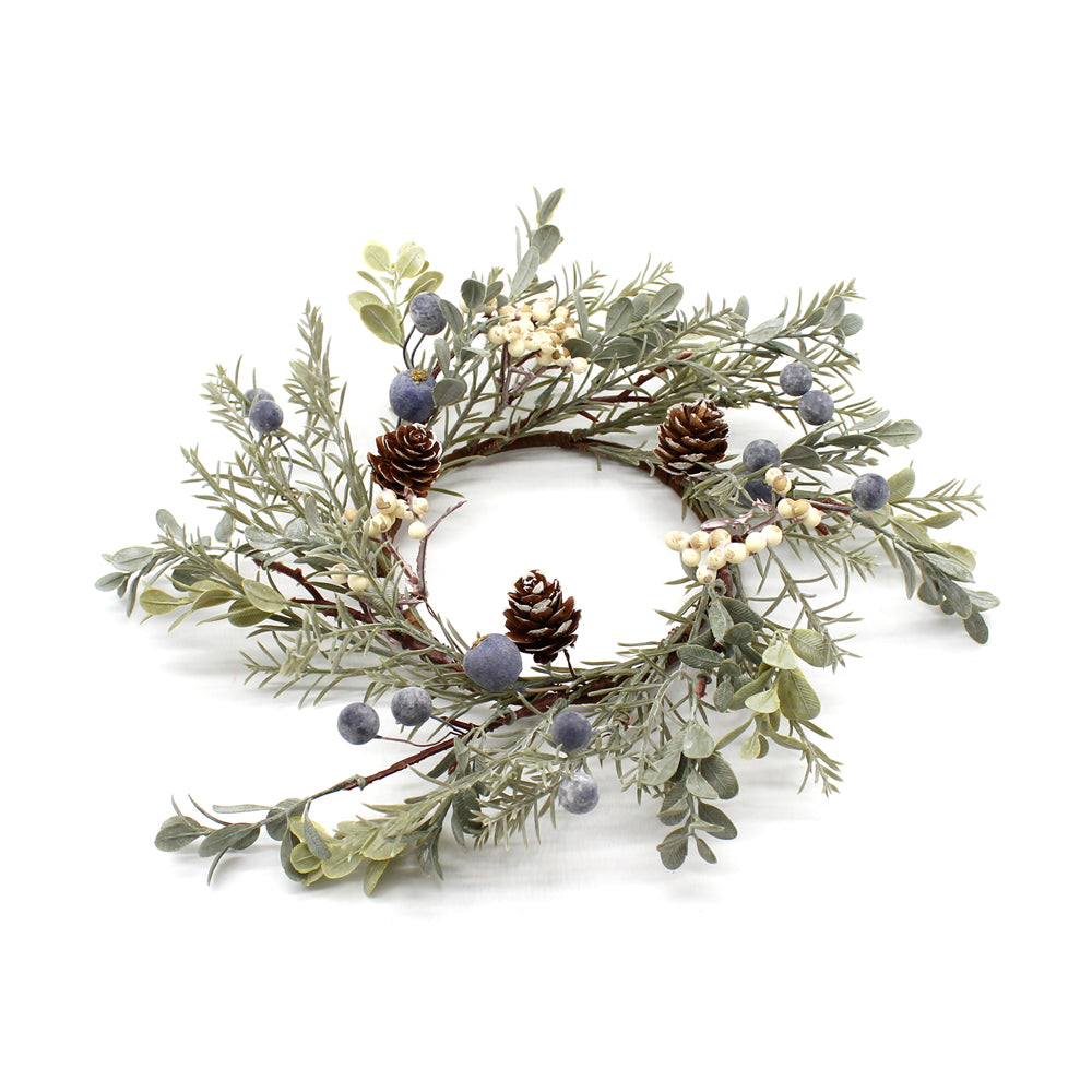 FXD43268-4 - Mistletoe and Blueberry Candle Ring