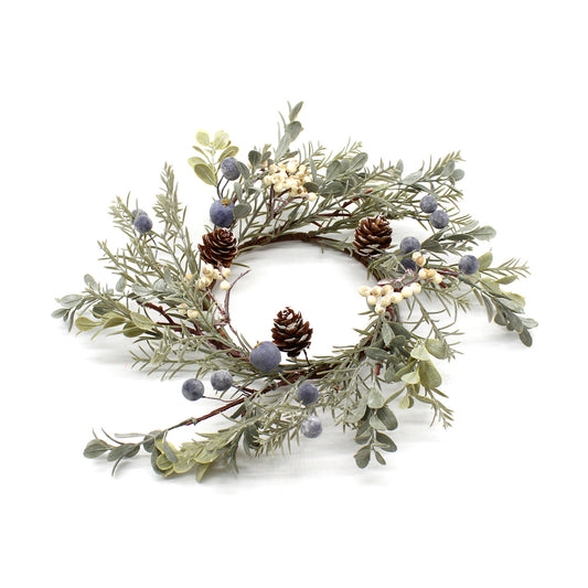 FXD43268-4 - Mistletoe and Blueberry Candle Ring