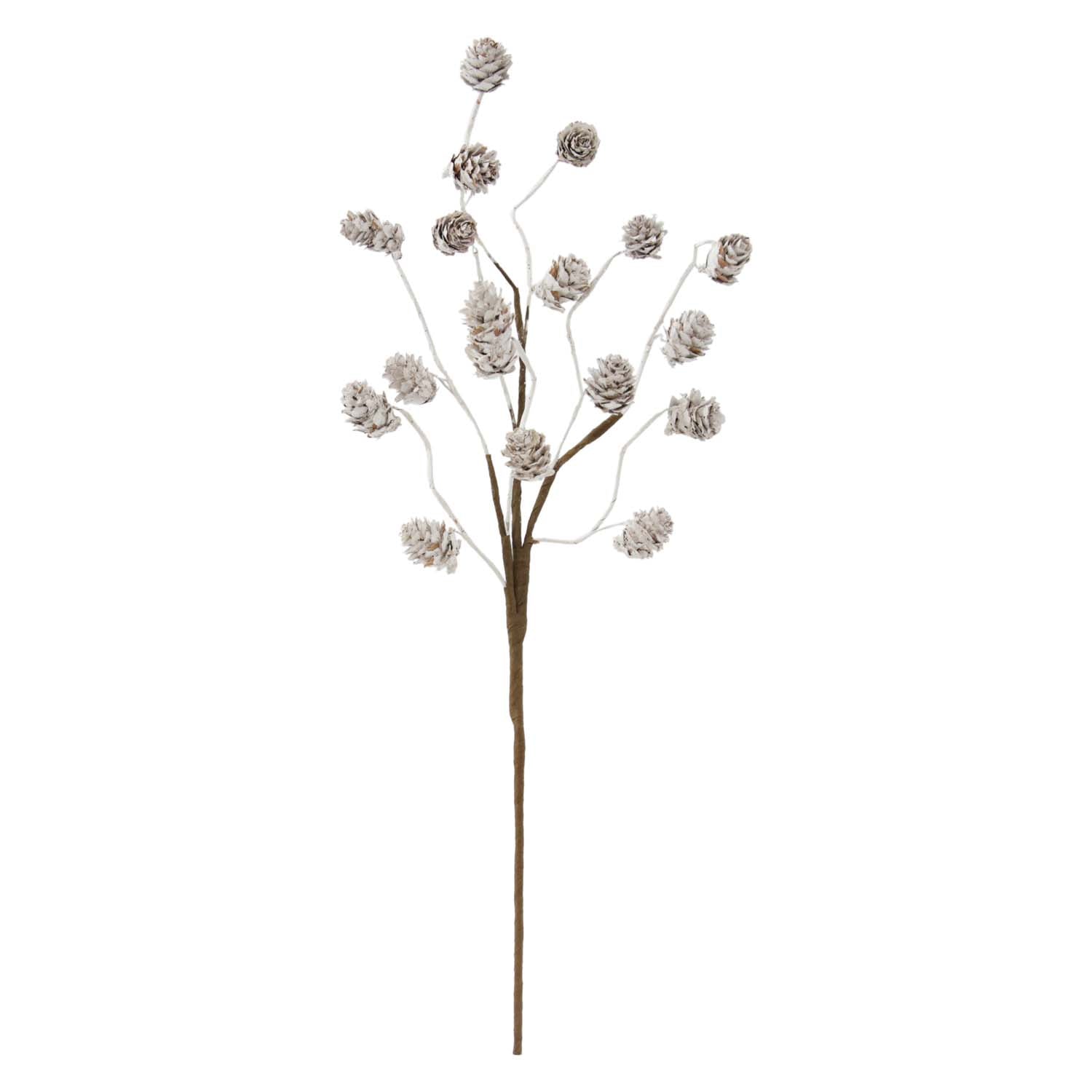 FXQ59546-B - Large White Pineceone Pick