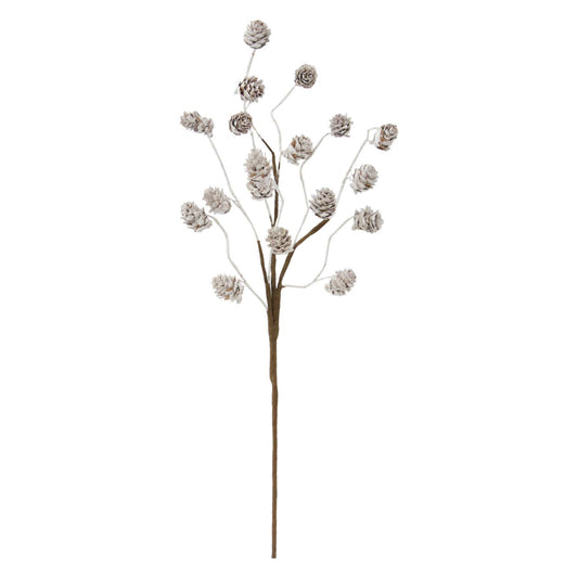 FXQ59546-B - Large White Pineceone Pick