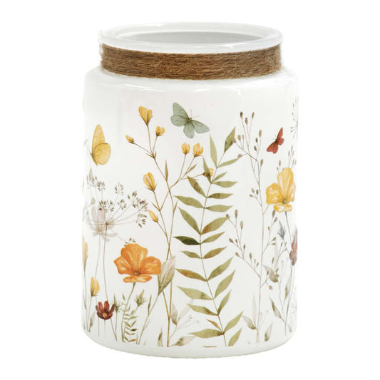 GAS57063 - Wildflower Glass Jar