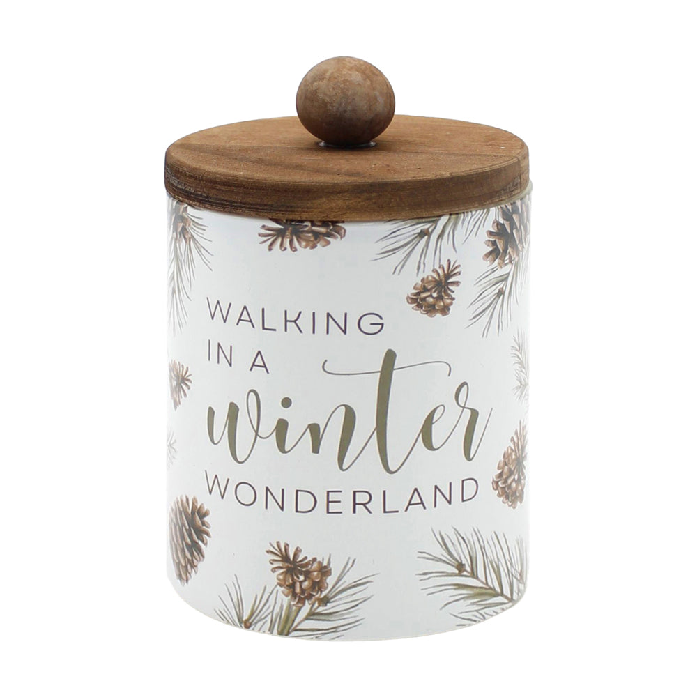 GXF43023 - Woodland Pines Glass Open Jar