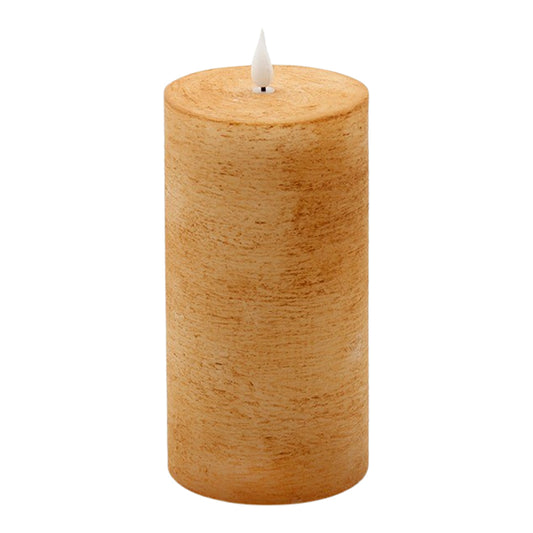 LAS34137 - Medium Thick Cinnamon LED Pillar 
